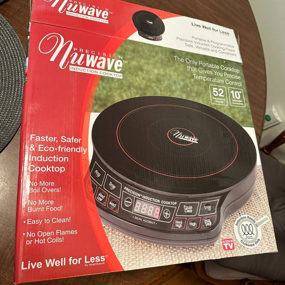 Precision Nuwave Induction Portable Cooktop model 30121 NIP
